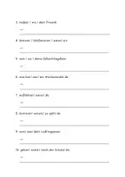 Vorschau - Arbeitsblätter - DaZ Fragen bilden - Fragewörter - W-Fragen - Seite 1