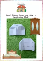 Vorschau - Arbeitsblätter - Haus / Räume & Möbel: Bastelvorlage (Wortschatz) - DaZ / Sachunterricht - Kl. 2/3 - Deckblatt