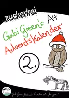 Vorschau - Mal- und Bastelvorlagen - Adventskalender2 Weihnachten, Advent calendar - Deckblatt