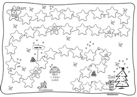 Vorschau - Arbeitsblätter - Winter-Spiele. Anlaute - Silben - Mengen - Seite 1
