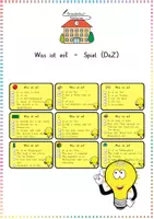Vorschau - Spiele - Was ist es? - Spiel/ Ratespiel (DaZ) - Deckblatt
