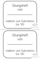 Vorschau - Arbeitsblätter - Übungsheft Rechnen bis 100 - Seite 2