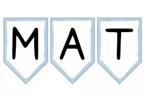 Vorschau - Poster - Wimpelkette - Mathe (für die Themenwand) - Seite 1