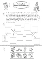 Vorschau - Arbeitsblätter - Reading trail - Decorate the Christmas tree - Seite 2