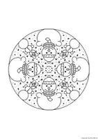 Vorschau - Mal- und Bastelvorlagen - Mandalas Winter Weihnachten - Seite 2