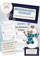 Vorschau - Text - Adventskalender Geschichte - individuell | Deine Klasse in der Geschichte | Arktikus | Weihnachten in der Grundschule - Deckblatt