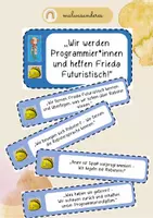 Vorschau - Stundenentwürfe - Materialpaket zum Programmieren (Bee Bot) - Deckblatt