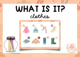Vista previa - Unidades / Secuencias / Situaciones de Aprendizaje - What is it? "CLOTHES" - Juego para trabajar Speaking/INFANTIL - página 2