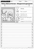 Vorschau - Arbeitsblätter - Missgeschicksgeschichten Weihnachtsmann - Schreibanlass - Seite 2