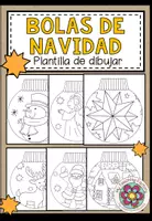 Vista previa - Manualidades / Dibujos para colorear - BOLAS DE NAVIDAD - Plantilla de dibujar - Portada