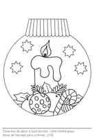 Vista previa - Manualidades / Dibujos para colorear - BOLAS DE NAVIDAD - Plantilla de dibujar - página 3
