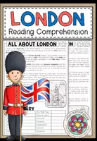 Vorschau - Arbeitsblätter - London - Reading Comprehension (2-fach differenziert + Conversation Strips) - Deckblatt