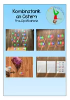 Vorschau - Stundenentwürfe - Kombinatorik Ostern Frau Spaßkanone - Deckblatt