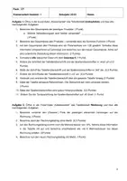 Vorschau - Arbeitsblätter - Excel Klassenarbeit (Relative & Absolute Adressierung) - Seite 1