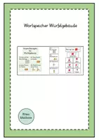Vorschau - Arbeitsblätter - Materialpaket: Würfelgebäude - Deckblatt