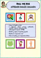 Vista previa - Juegos / Gamificación - Roll the dice game. Improve the speaking and vocabulary. - Portada