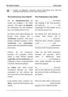 Vorschau - Arbeitsblätter - Die Zelle als Fabrik - Lückentext zum Aufbau von Zellen - Seite 1