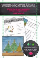 Vorschau - Mal- und Bastelvorlagen - Schritt-für-Schritt-Anleitung: Weihnachtsbäume (auch zum selbst schreiben) - Deckblatt