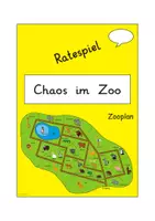 Vorschau - Anderer Materialtyp - Zootiere: Chaos im Zoo - Ratespiel (Sprechen & DaZ) - Deutsch - Kl. 2/3 - Seite 1
