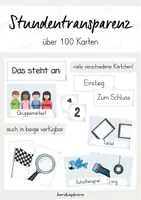 Vorschau - Poster - Stundentransparenz - Karten (blau) - Deckblatt