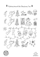 Vista previa - Hojas de trabajo - Follow the Song: Rocking around the Christmas Tree QR - página 2
