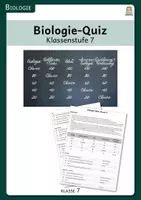 Vorschau - Spiele - Biologie-Quiz - Klasse 7 - Deckblatt