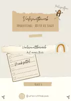Vorschau - Arbeitsblätter - Vorlesewettbewerb - Klasse 6 - Merkzettel Klassensieger - Deckblatt