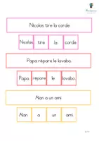 Aperçu - Feuilles d'exercices - Grammaire - L'ordre des mots - Page 3