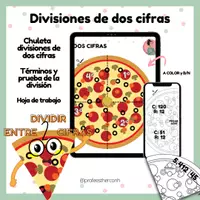 Vista previa - Hojas de trabajo - Divisiones de 2 cifras - Portada