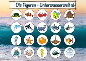 Vorschau - Spiele - Unterwasserwelt Spielfiguren (Klassen-Deal) - Seite 1