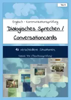 Vorschau - Arbeitsblätter - Kommunikationsprüfung, Conversation, Dialogisches Sprechen, Englisch - Deckblatt