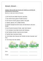 Vorschau - Arbeitsblätter - Logical Adventskranz - Deckblatt