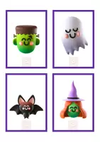 Vista previa - Hojas de trabajo - Paquete de materiales Halloween/ Dia de todos los santos/ Dia de muertos - página 3