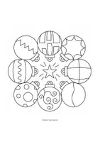 Vista previa - Manualidades / Dibujos para colorear - Navidad: dibujos para colorear; decoración - página 2