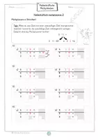 Vorschau - Arbeitsblätter - Arbeitsblätter Halbschriftliche Multiplikation mit zweistelligen Zahlen Klasse 3/4 - Seite 3