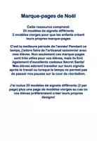 Aperçu - Matériel pour travaux manuels / dessin - Marque-pages de Noël - Page 1