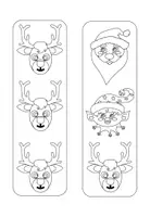 Aperçu - Matériel pour travaux manuels / dessin - Marque-pages de Noël - Page 3