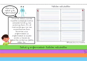 Vista previa - Hojas de trabajo - Alimentación y hábitos saludables - página 3