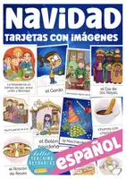 Vista previa - Tarjetas / Manipulativos - NAVIDAD tarjetas con imágenes Español / E.L.E. - Portada
