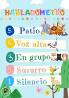 Vista previa - Decoración del aula - Habladómetro de animales: niveles de voz en clase - Portada