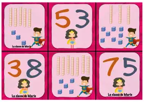 Aperçu - Cartes d'exercices - Atelier maths <100 - Atelier 15 : Représentation du nombre (2) - Page de couverture