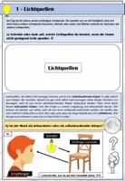 Vorschau - Unterrichtsreihen - Unterrichtsreihe zum Thema Optik - Seite 1