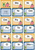 Vorschau - Spiele - Lesespiel Erste Silben (M, I, A, P, O, N, T) - Seite 2