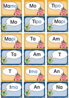 Vorschau - Spiele - Lesespiel Erste Silben (M, I, A, P, O, N, T) - Seite 3