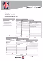 Vorschau - Unterrichtsreihen - If clause - Conditional 1 - chain game - Deckblatt