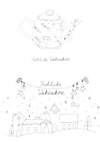 Vorschau - Arbeitsblätter - Ausmalbilder Weihnachten // Weihnachtskarten I - Seite 1