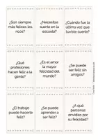 Vista previa - Unidades / Secuencias / Situaciones de Aprendizaje - suerte y felicidad tarjetas de conversación Español en la primaria y ELE - página 3