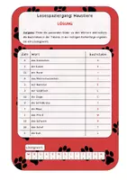 Vorschau - Arbeitsblätter - 4 Lesespaziergänge zu Tieren für DaZ/DaF – Niveau A1 - Seite 2