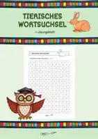 Vorschau - Arbeitsblätter - Tierisches Wortsuchsel 2. und 3. Klasse (+ Lösungsblatt) - Deckblatt