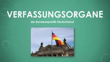 Vorschau - Präsentationen/Tafelbilder - Verfassungsorgane (Präsentation und H5P) - Deckblatt